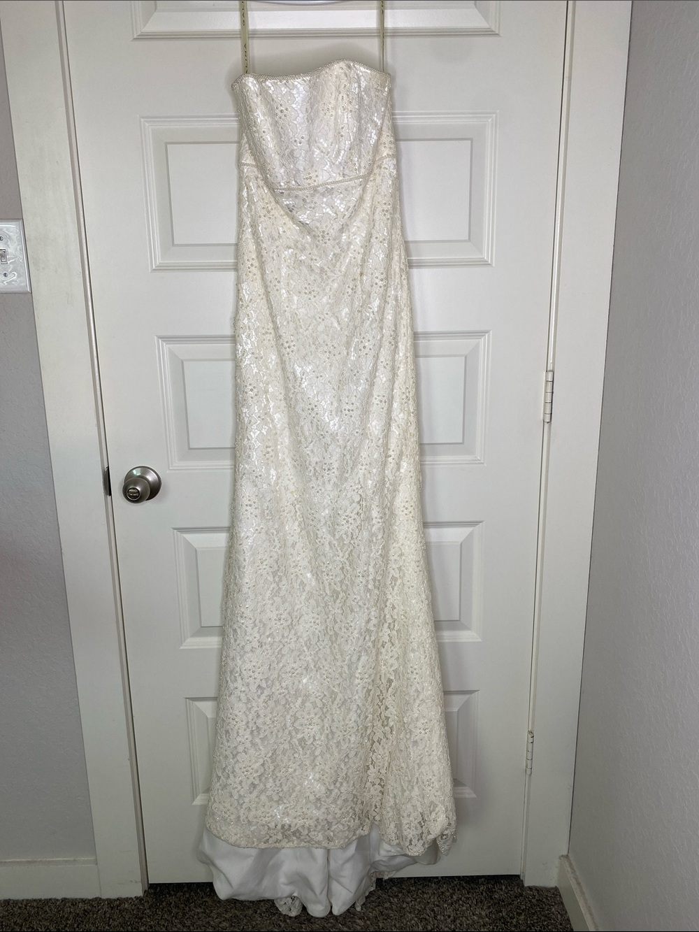 David's Bridal Ivory Galina Bridal Gown